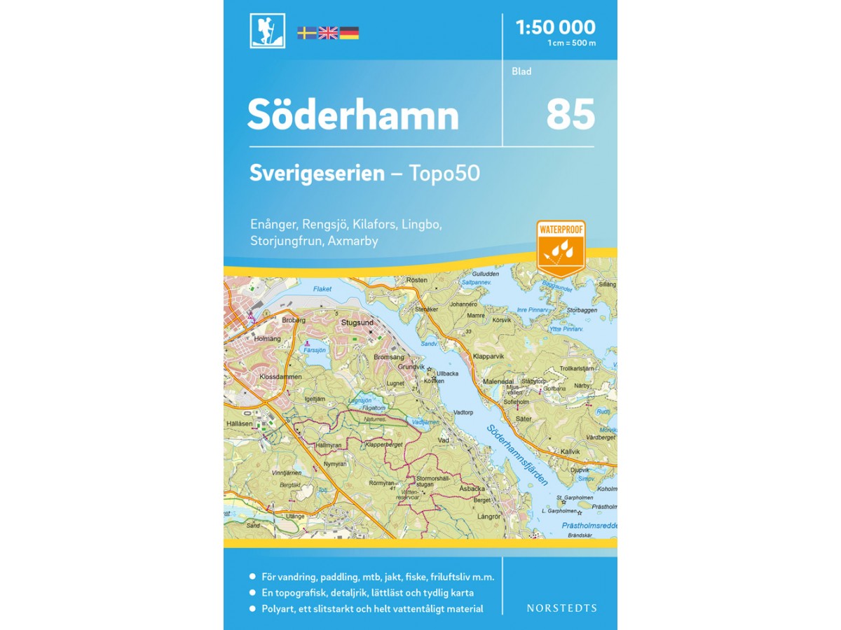 85 Söderhamn Sverigeserien 1:50 000 85 Söderhamn Sverigeserien 1:50 000